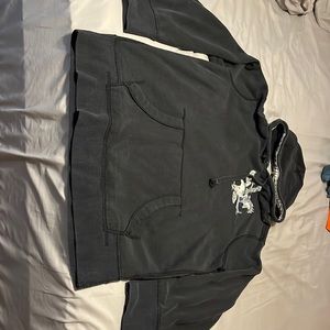 American eagle black sweatshirt with eagle accent size XL